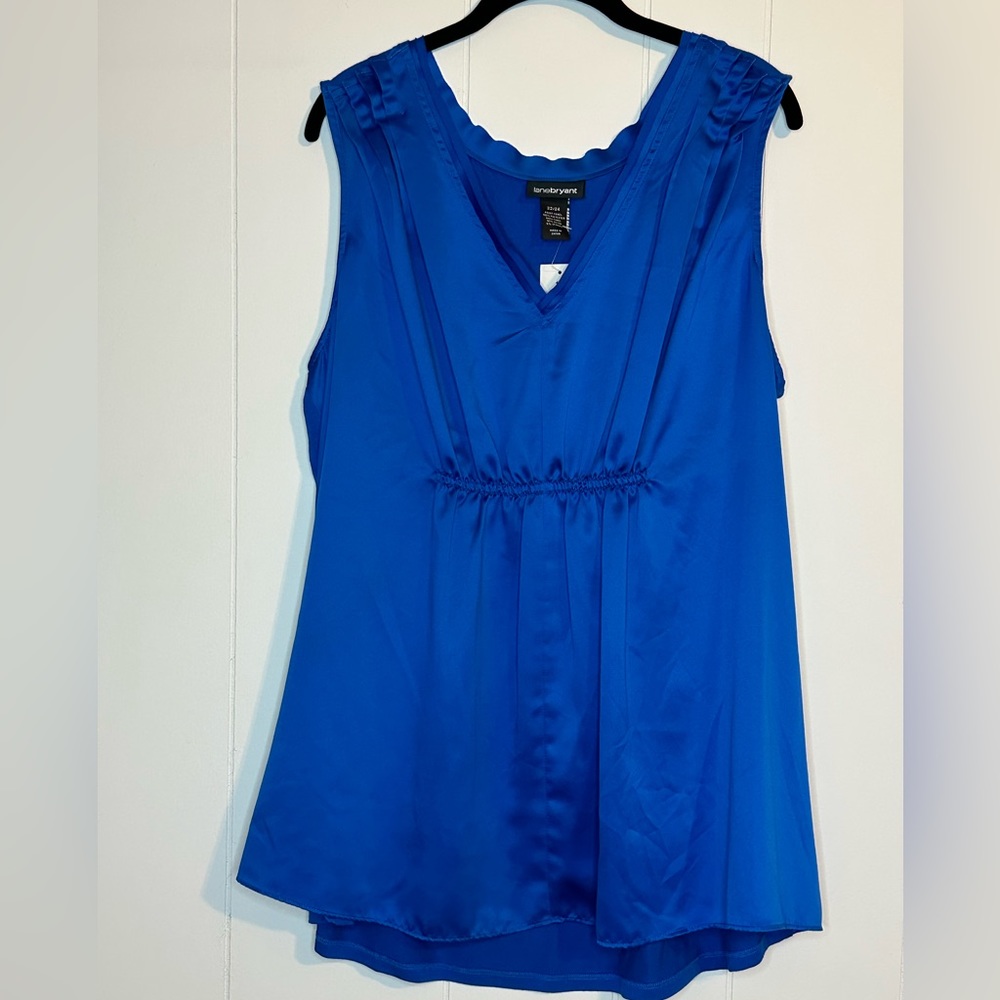 NWT Lane Bryant satin front tank size 22/24.